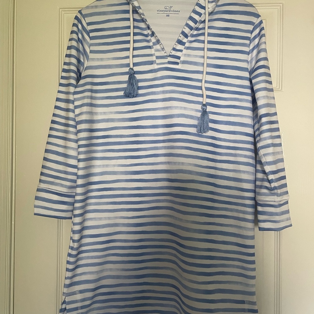 Vineyard Vines Painted Stripe Sankaty Hoodie Coverup